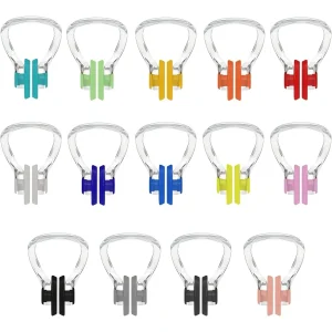 14 packs of silicone swimming nose plugs